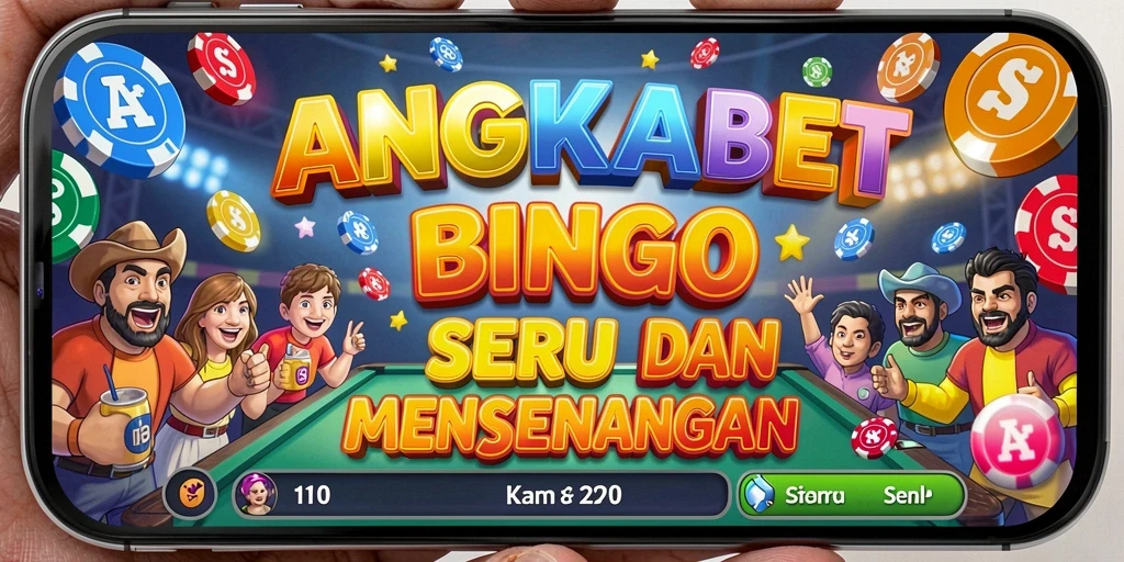 Tampilan gameplay menyerupai bingo klasik yang penuh warna.