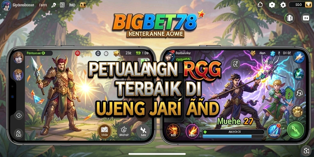 Tampilan permainan BIGBET78 dengan karakter RPG yang mengesankan.