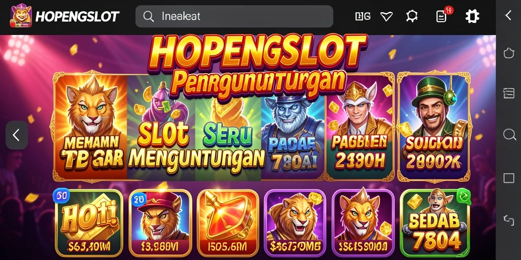 Tampilan gameplay Slot yang seru dan mengasyikkan.