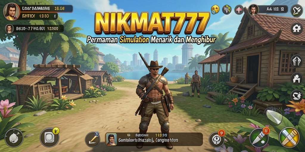 Tampilan gameplay menarik dari NIKMAT777 yang memanjakan mata.