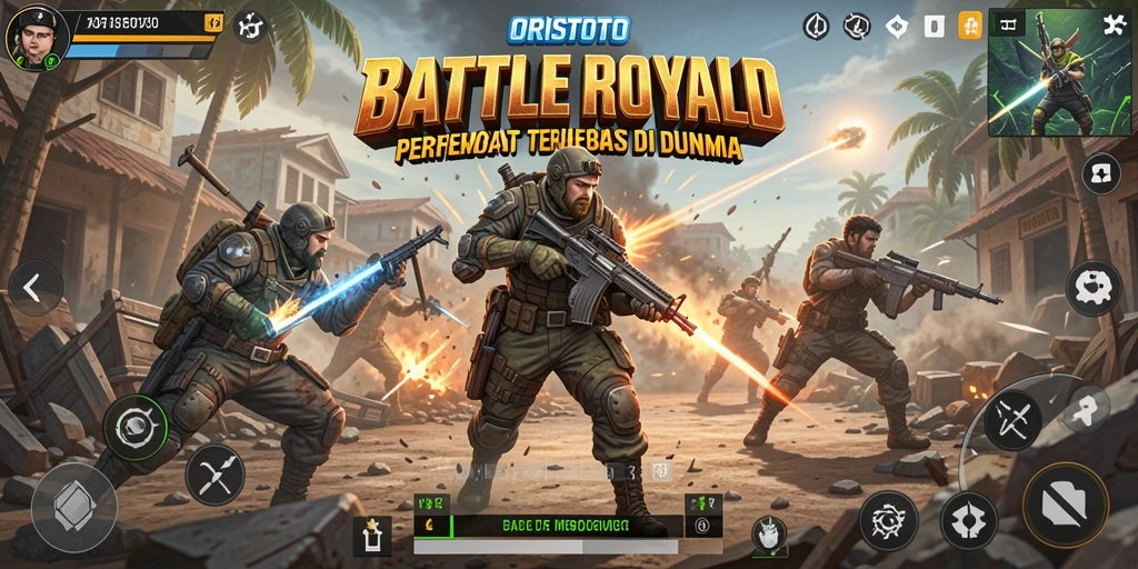 Gameplay seru dan menegangkan di ORISTOTO saat pertempuran berlangsung.