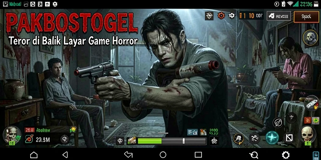Gameplay PAKBOSTOGEL yang penuh ketegangan.