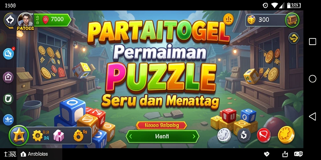 Tangkapan layar gameplay seru dari PARTAITOGEL yang menampilkan tantangan Puzzle.