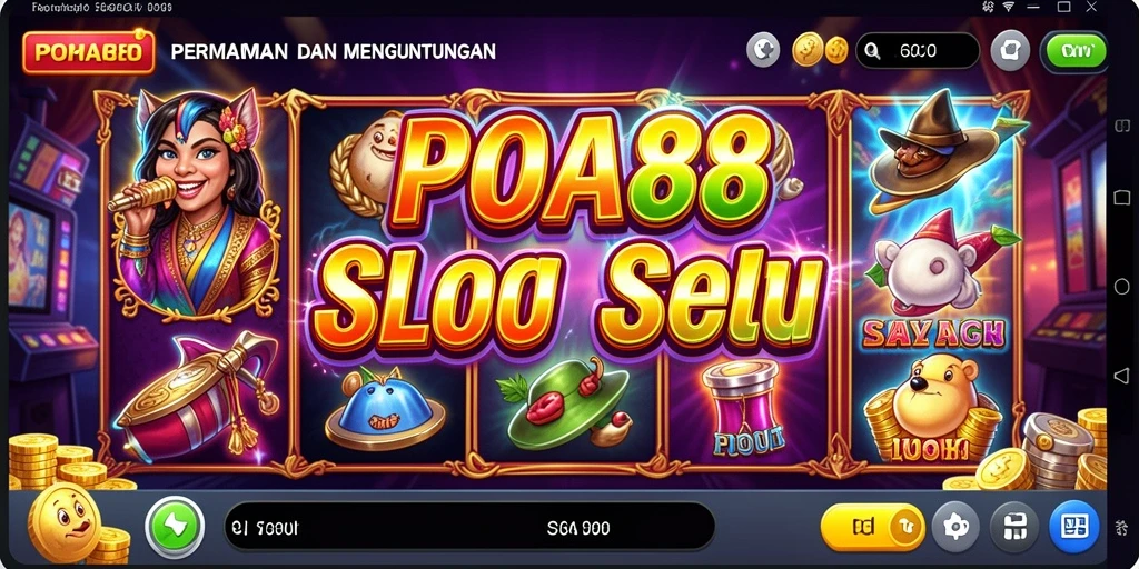 Screenshot utama POA88 menampilkan gameplay seru Slot yang memikat.