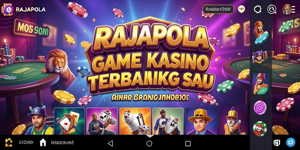 Tampilan menarik dari gameplay seru di RAJAPOLA.